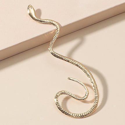 Vintage Zircon Snake-shaped Earrings