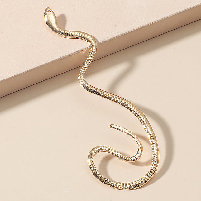 Vintage Zircon Snake-shaped Earrings