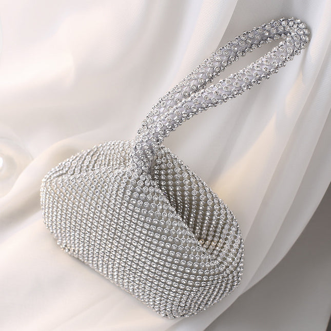 Portable Rhinestone Evening Bags – Silk Dumpling Style