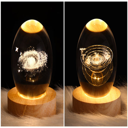 LED Galaxy Crystal Ball Lamp