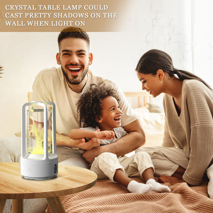 2-in-1 Acrylic Crystal Lamp &amp; Bluetooth Speaker