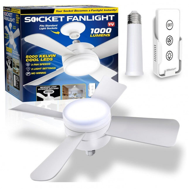LED Fan Light with Remote Control