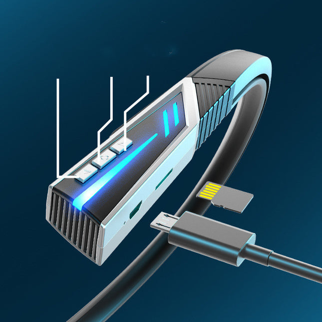 Écouteurs Bluetooth portés autour du cou