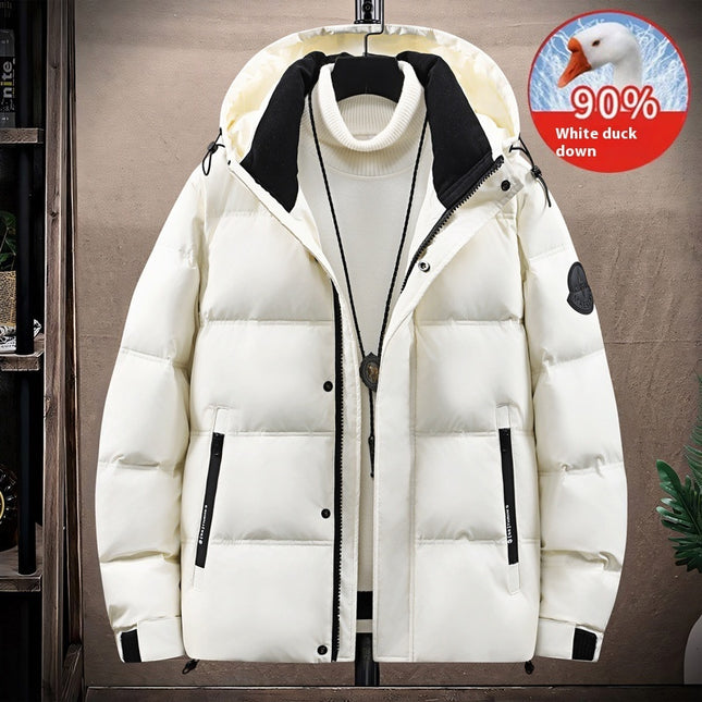 Men's Hooded Thickened Down Jacket