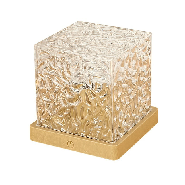 LED Water Ripple Projection Crystal Lamp