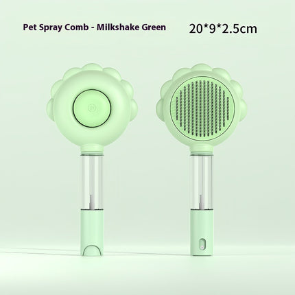 2-in-1 Self-Cleaning Dog Brush & Grooming Comb
