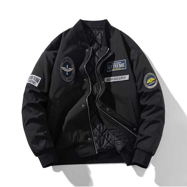 Japanese Embroidery Bomber Jacket