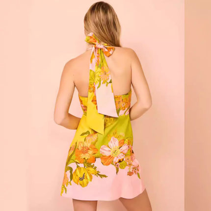 Buckle Spaghetti Strap Dress