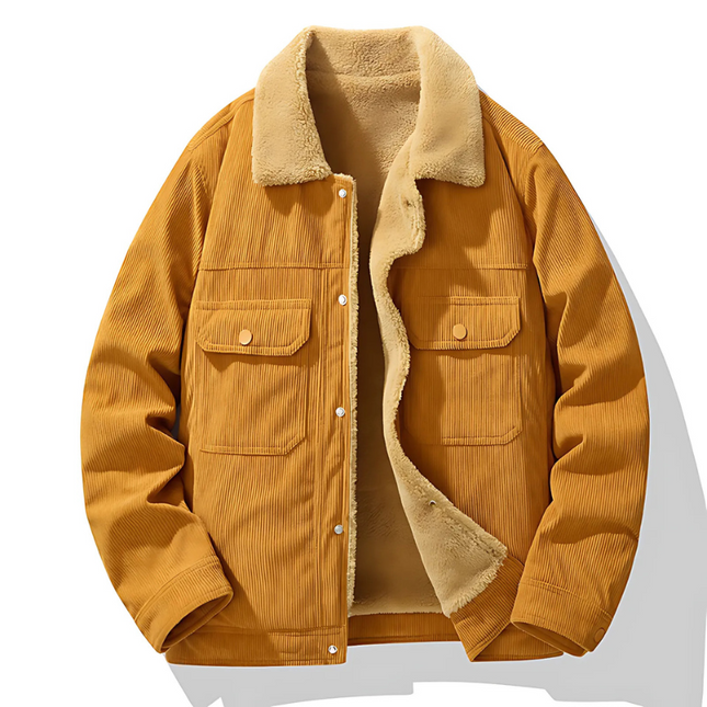 Men's Corduroy Berber Fleece Jacket