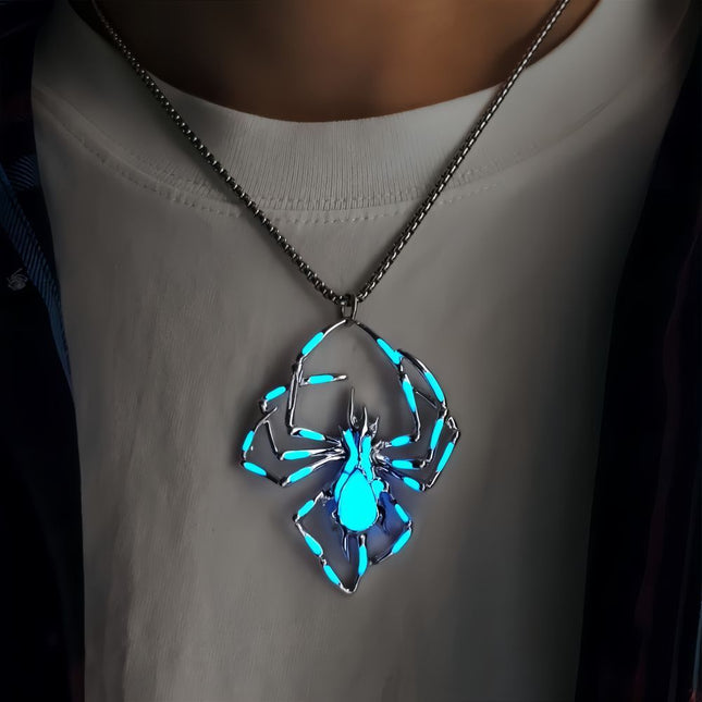 Halloween Luminous Spider Necklace