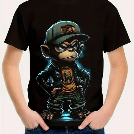 Men's Printed Short-sleeved T-shirt