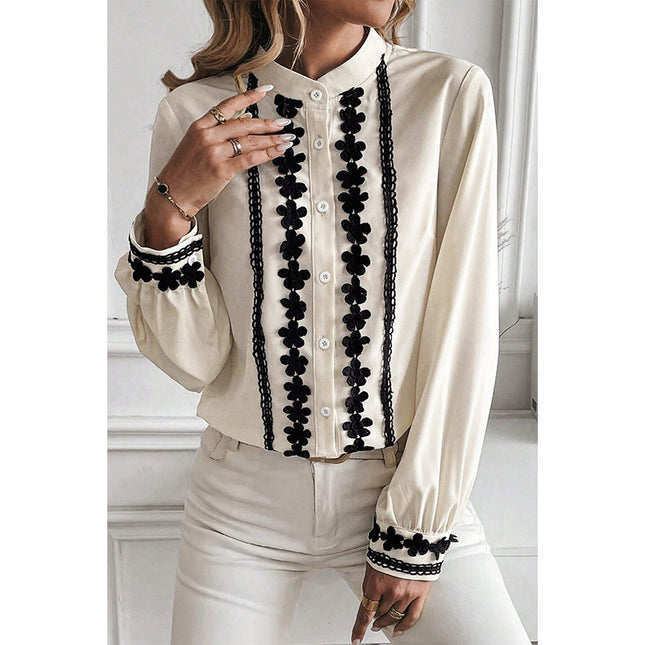 Single Row Multi-buckle Long Sleeve Shirt