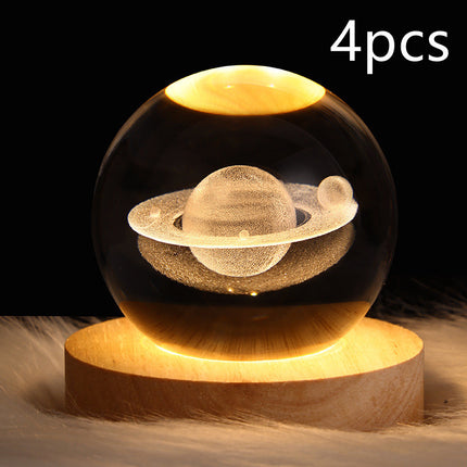 LED Galaxy Crystal Ball Lamp