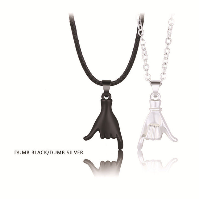 Handshake Clavicle Chain Necklace