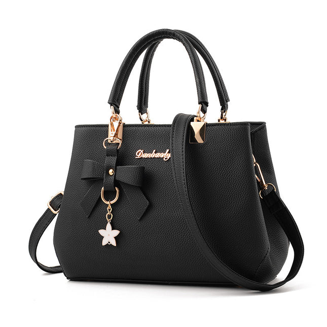 Women Shoulder Bag with Bowknot & Star Pendant Totes