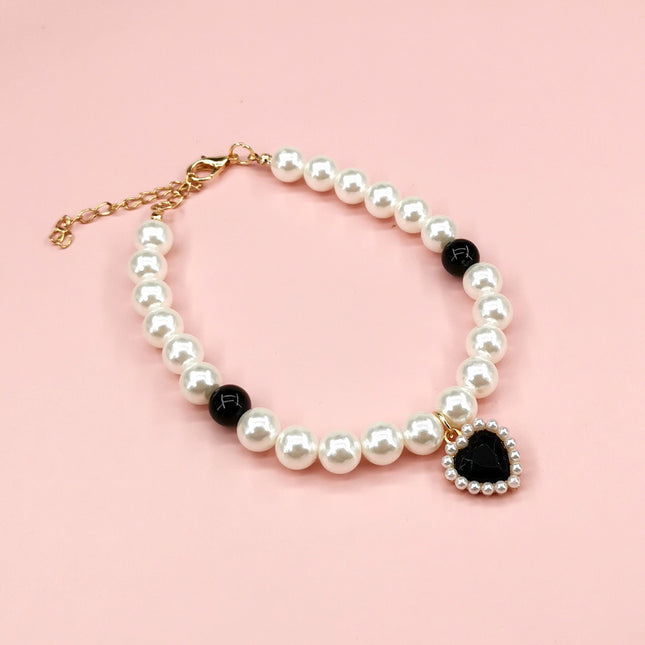Collier de perles pour chat de compagnie