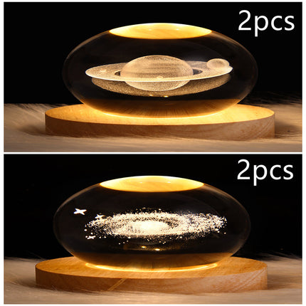 LED Galaxy Crystal Ball Lamp