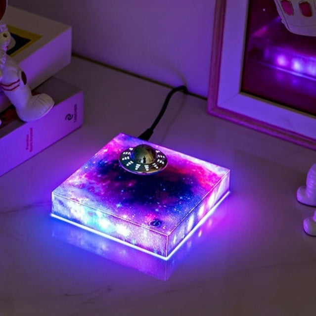 Levitating UFO Color Galaxy Lamp
