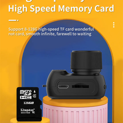 Retro Mini Camera with Screen