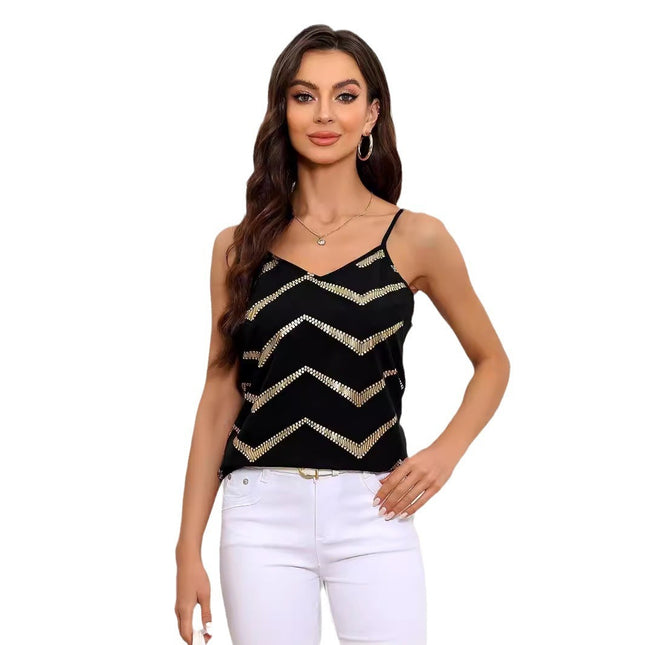Back Cross Backless Sling Top