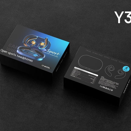 Écouteurs Bluetooth sans fil ouverts Y3 non intra-auriculaires