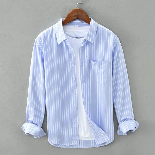 Men's Striped Cotton Shirt