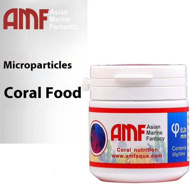Nourriture pour poissons d'ornement et coraux