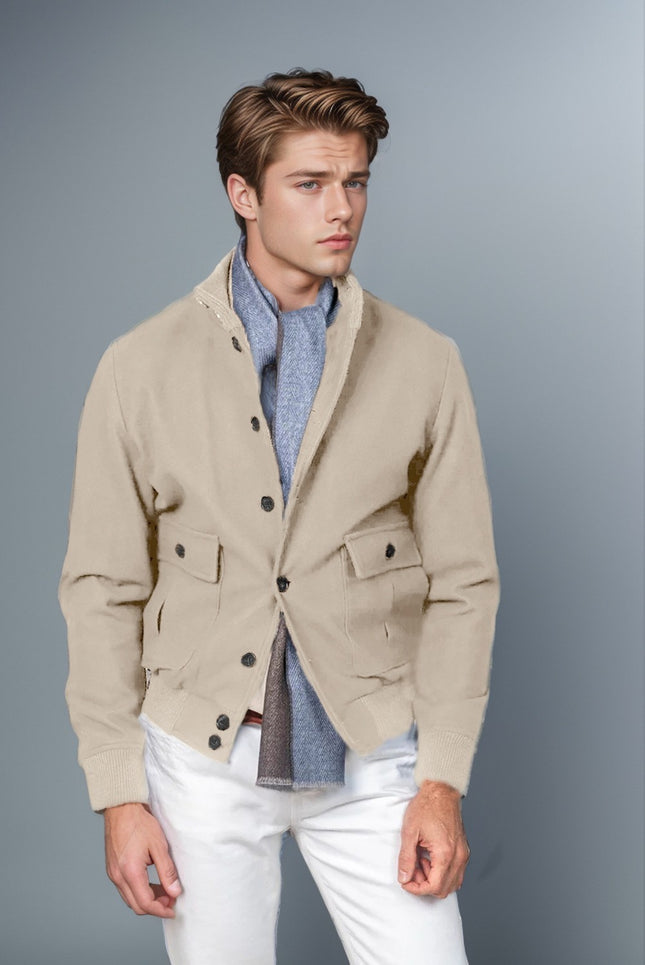 Men's Stand Collar Top