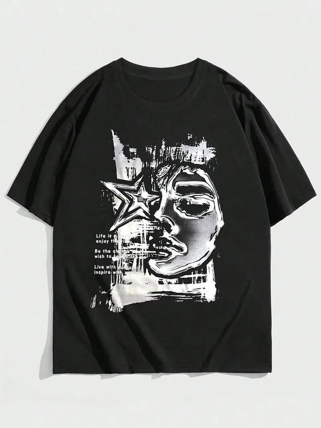 Men's Printed Short-sleeved T-shirt