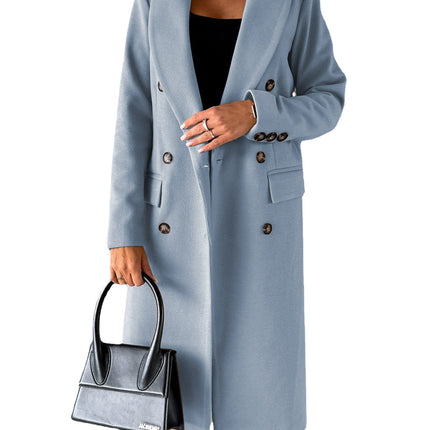 Long Sleeve Lapel Coat