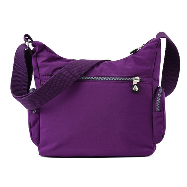 Waterproof Nylon Women’s Crossbody Bag with Multiple Pockets