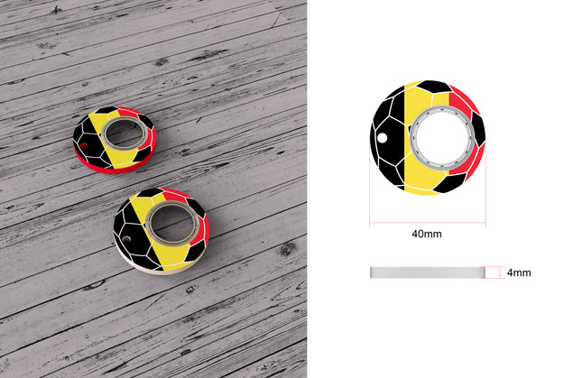 Football World Cup Fidget Spinner Toy Keychain