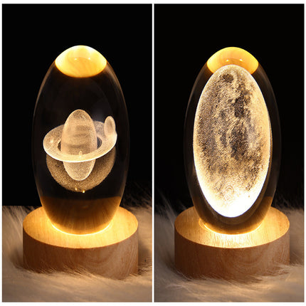 LED Galaxy Crystal Ball Lamp
