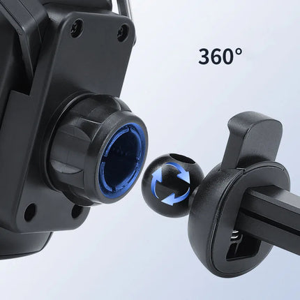 Racing Seat Car Phone Holder – 360° Rotatable Air Vent Clip