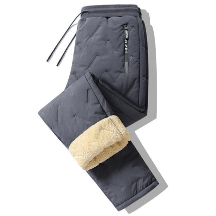 Winter Sweatwear Men Plush Fleece Sweatpants