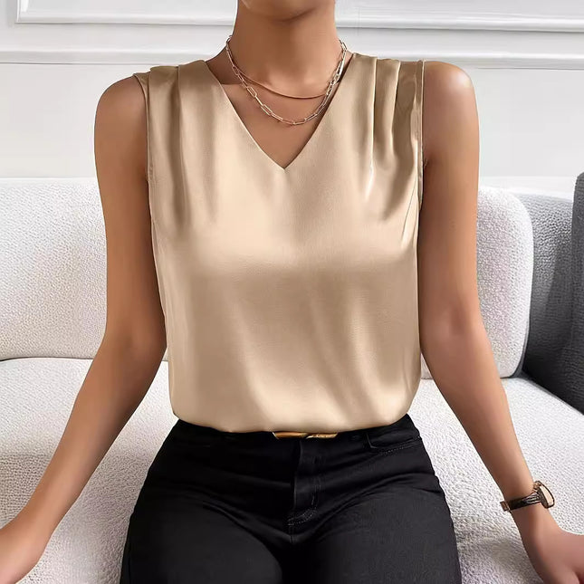 Temperament Commute Vest Bottoming Top