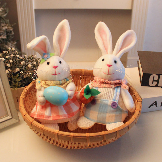 Easter Cartoon Cute Newspaper Egg Radish Luminous Rabbit
