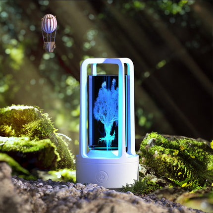 2-in-1 Acrylic Crystal Lamp &amp; Bluetooth Speaker