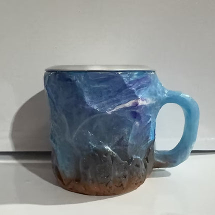 400ml Resin Mineral Crystal Coffee Mugs