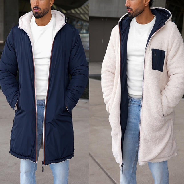 Men's Double-Sided Hooded Coat
