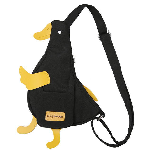 Cute Canvas Duck Messenger Bag for Girls