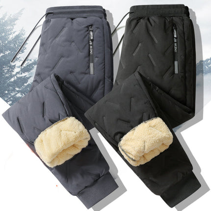 Winter Sweatwear Men Plush Fleece Sweatpants