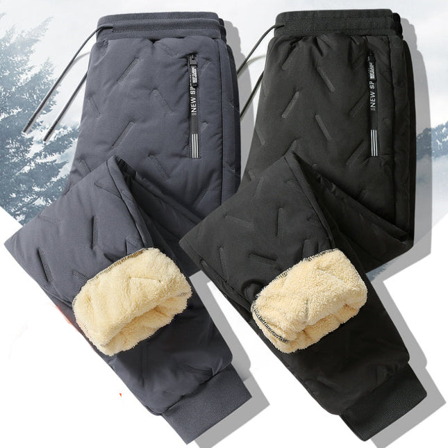 Winter Sweatwear Men Plush Fleece Sweatpants