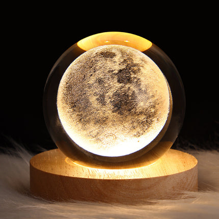 LED Galaxy Crystal Ball Lamp