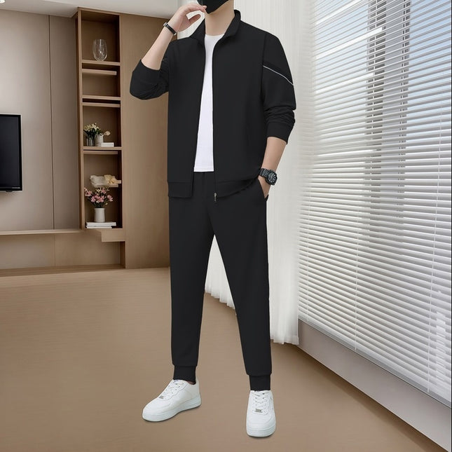 Men's Solid Color Casual Top Suit