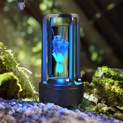 2-in-1 Acrylic Crystal Lamp &amp; Bluetooth Speaker
