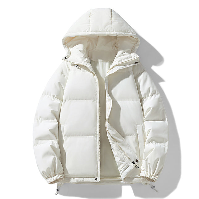 Unisex Hooded Thick Cotton Coat