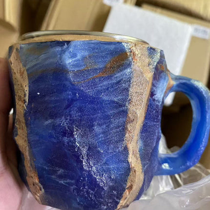 400ml Resin Mineral Crystal Coffee Mugs