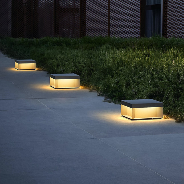 Lampe de jardin solaire étanche pour pelouse de jardin