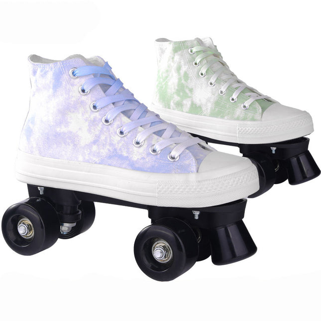 Camouflage Canvas Double Row Skates